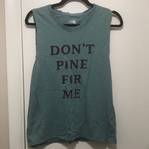 North Face relaxed fit graphic tank NWOT